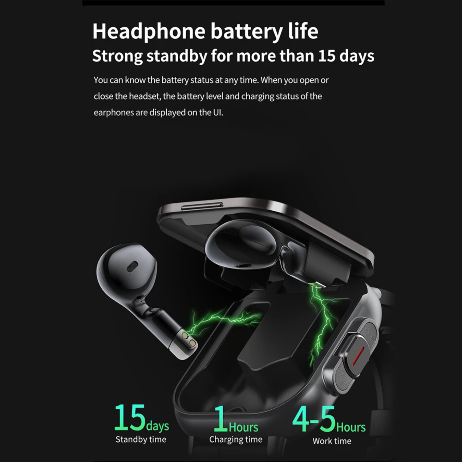 Smartwatch with Earbuds Smartwatch with Earbuds